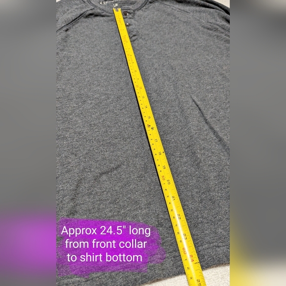 Aeropostale Men's size large long sleeve pullover grey shirt - Picture 4 of 10